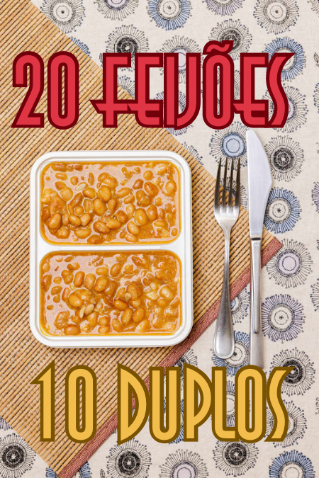 SET DE 20 FEIJÕES (10 DUPLOS) <hr>400 grs